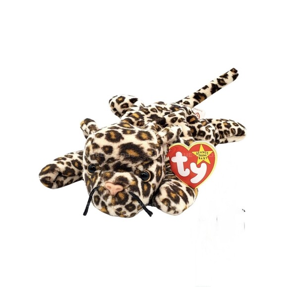 Ty Other - Ty Beanie Babies Freckles the Leopard Plush 1996 Retired Collectible Plush Toy